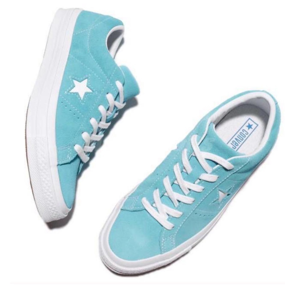 NWOB 💙CONVERSE 1 STAR LOW SUEDE MENS SIZE 10 - Picture 3 of 7